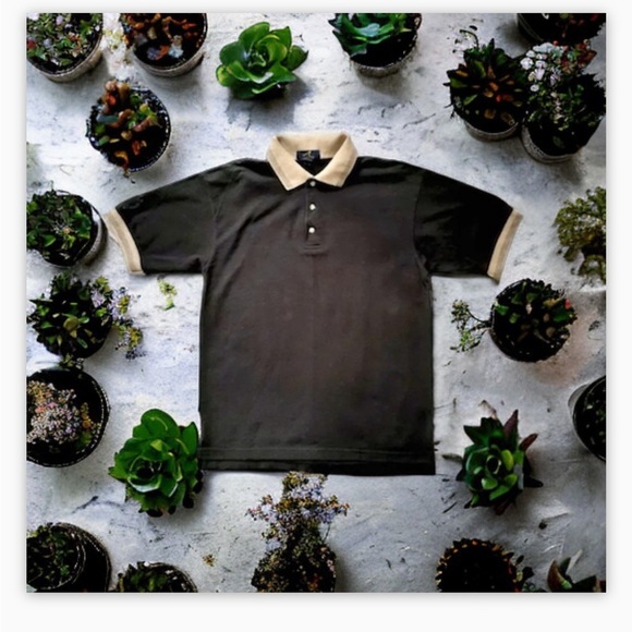 VINTAGE ASH CITY GOLF SHIRT SIZE LARGE-Excellent shape! 2003 -Black/Tan-… - Picture 6 of 9